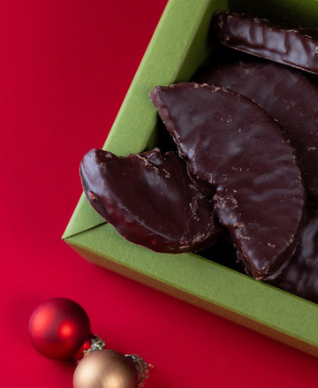 Oranges confites bio enrobées