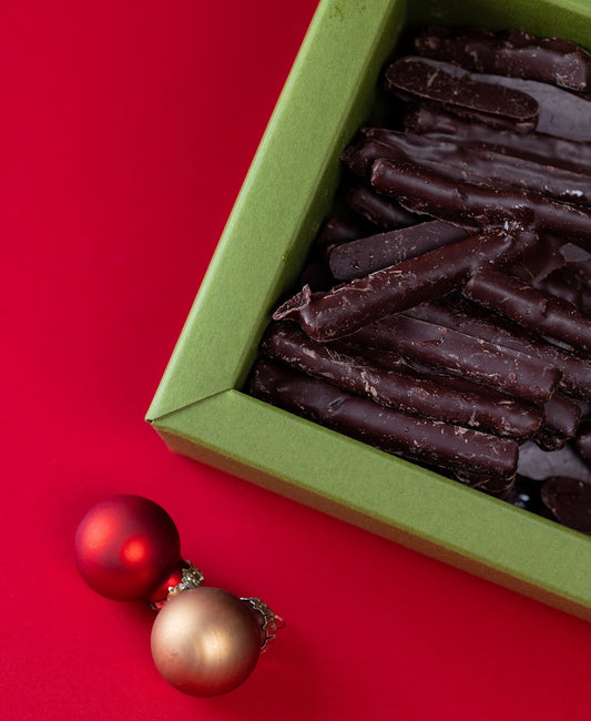 Oranges confites bio enrobées