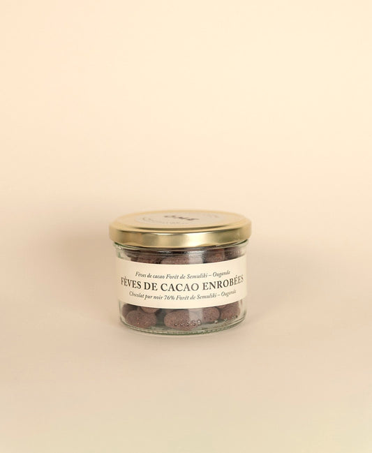 Fèves de cacao enrobées