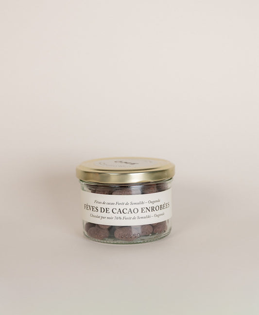 Fèves de cacao enrobées
