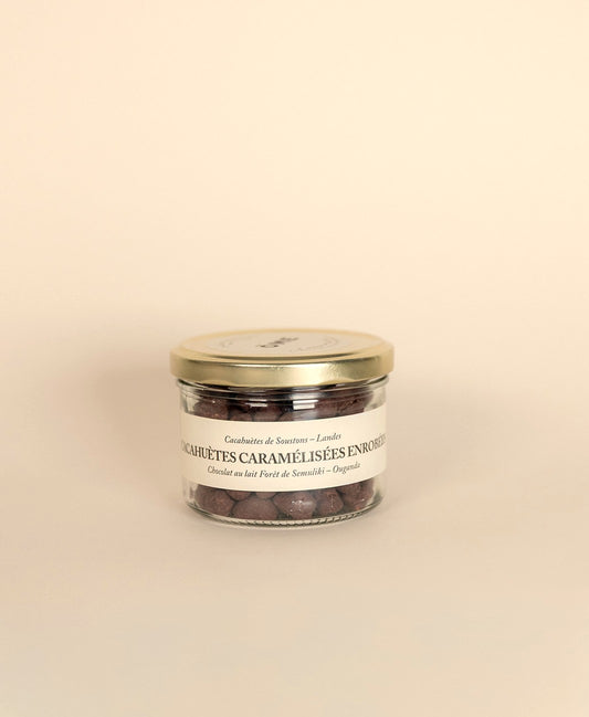 Cacahuètes caramélisées enrobées
