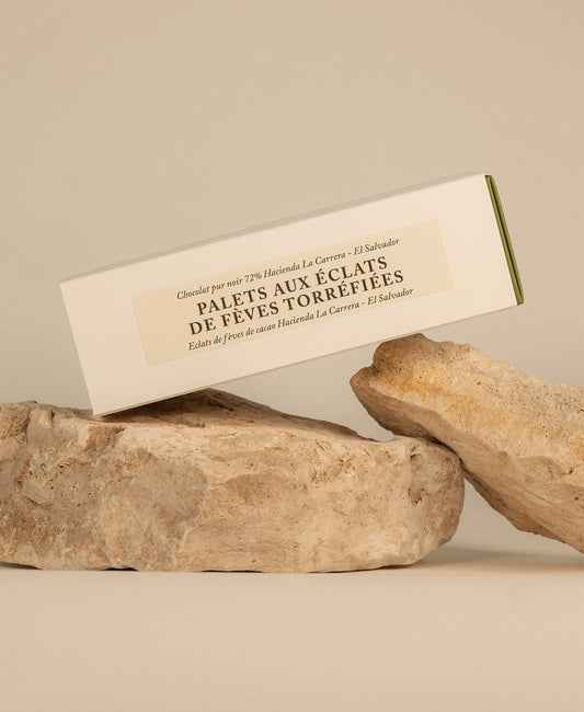 Palets aux éclats de fèves torréfiées