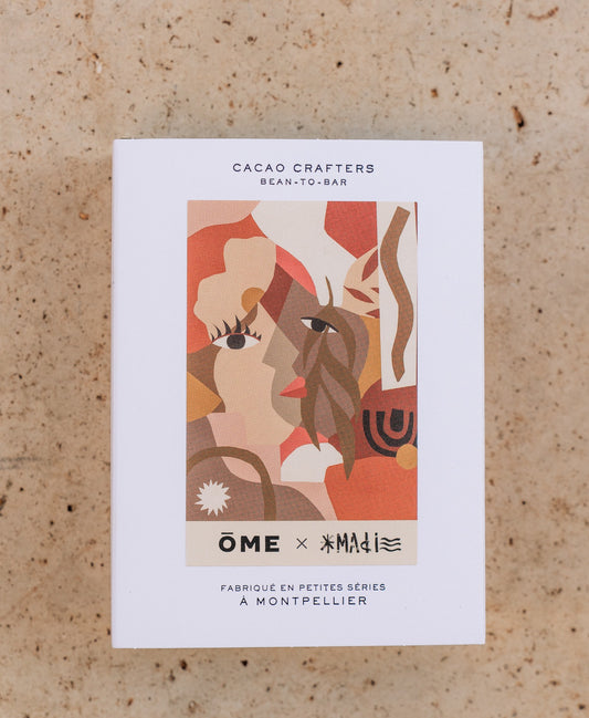 Tablette Le Baiser Gourmand - Forêt de Semuliki 76% Caramel, Cacahuètes et Praliné Cacahuètes