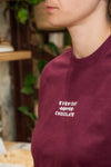 Tee-shirt burgundy