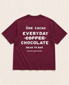 Tee-shirt burgundy