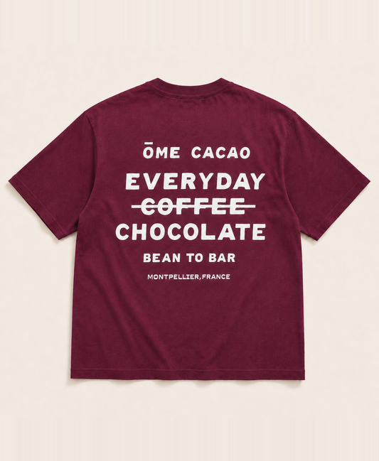 Tee-shirt burgundy