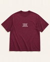 Tee-shirt burgundy