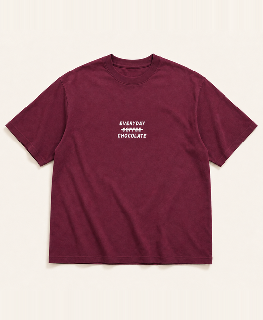 Tee-shirt burgundy